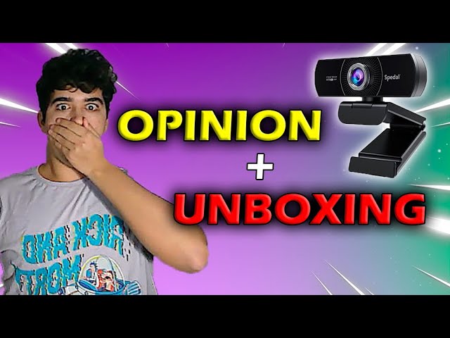 Vídeo relacionado con Spedal Webcam 1080P 60fps, Dos Micrófonos Estéreo, Enfoque Automático Streaming Cámara Web para OBS XSplit Skype, Compatible con Linux Mac OS Windows 10/8/7