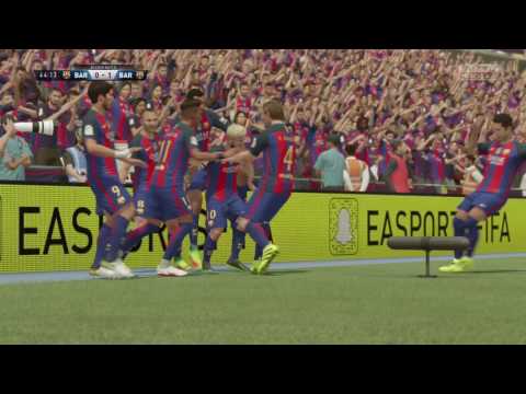 ROAD TO DIVISION 1 PART 18 - BARCELONA VS BARCELONA - FIFA 17 Online Seasons Gameplay