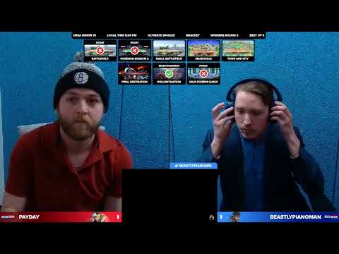 U.MINOR 15 - PAYDAY (Terry) Vs. BeastlyPianoMan (Snake) - Winners R2 - SSBU