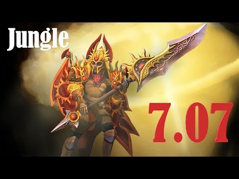 Dota 2 How to Jungle Legion Commander 7.07 | 8:50 BLINK BLIGHT