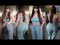Uff Soo BOOmbastic Nora Fatehi Flaunnts Her Huge Figur In Bodycon Tracksuit Snapped At Airport