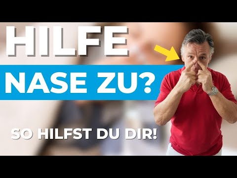 Is your nose blocked? Are you having trouble breathing? Here's how to help yourself! 🍀