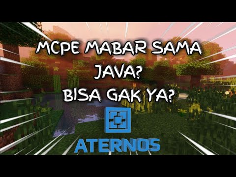 NotBree - HOW TO ENTER MINECRAFT SERVERS WITH MCPE AND MC JAVA IN ATERNOS - Minecraft Indonesia