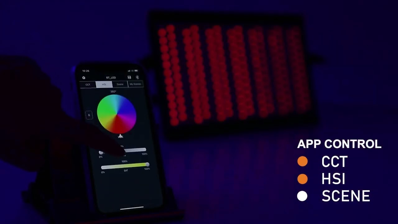 GVM 1500D 75W RGB & Bi-color Panel Light