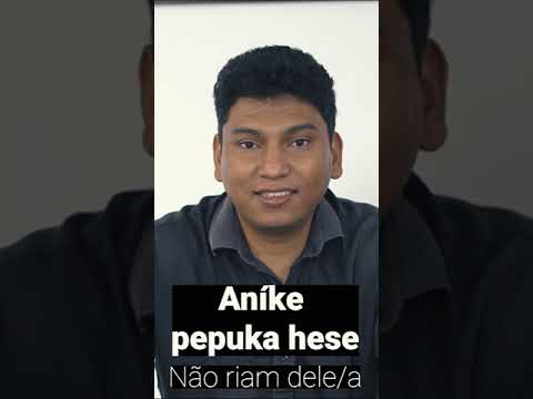 Don't laugh at him #laugh #speak #guarani #tupiguarani #grammar #languages ​​#001