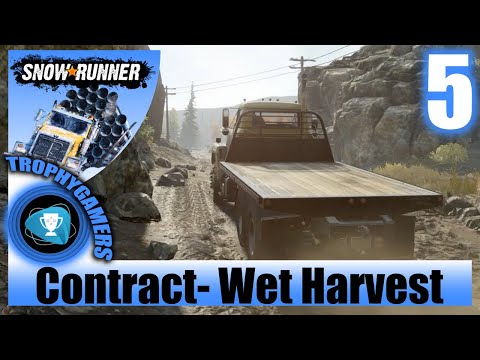 SnowRunner - Wet Harvest Contract - Gameplay Walkthrough Part 5