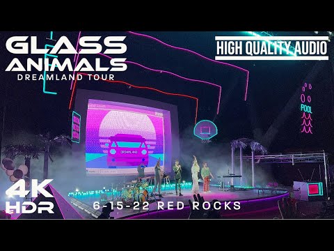 Glass Animals Live at Red Rocks "Dreamland Tour" 4K HDR HQ AUDIO 6-15-22