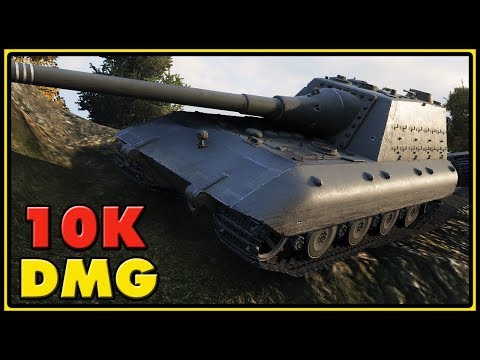 Jagdpanzer E-100 - 10K Dmg - World of Tanks Gameplay