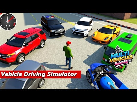 Open World City Service Simulator 3D 🚨 Police Chase, Ambulance Rescue, Fire Truck & Bus Driving | 