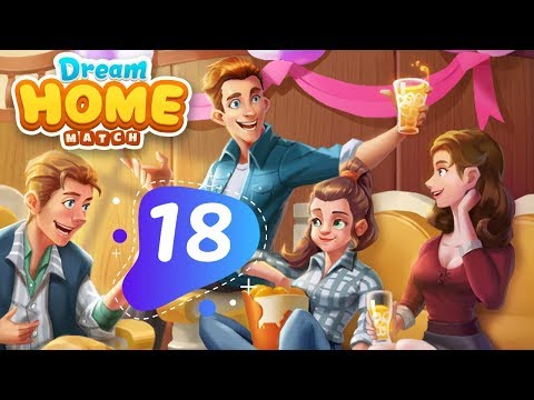 Dream Home Match Day 18 - Garden 1 -   Gameplay Walkthrough
