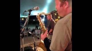 JC Kuhl Tenor Sax Solo on Long Train Runnin' @ Al-Udeid Air Force Base, Qatar