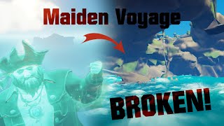 I BROKE The Sea of Thieves Maiden Voyage