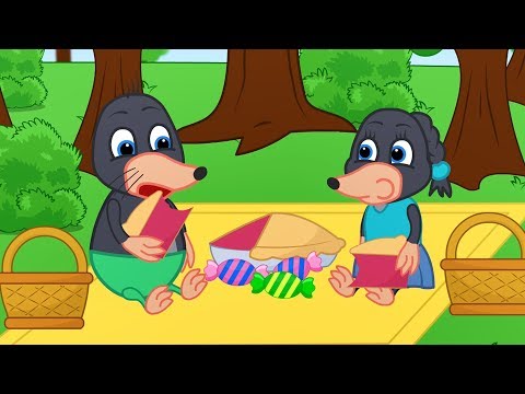 Benny Mole em Español - Picnic con Amigos Dibujos animados para niños