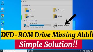 How To Fix DVD Drive Missing on Windows 11/10 | Tamil | RAM Solution