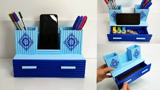 Download lagu DIY - Making Desktop Organizer with Waste Paper | Pen Holder Organizer | Paper Crafts mp3 Download lagu DIY - Making Desktop Organizer with Waste Paper | Pen Holder Organizer | Paper Crafts mp3