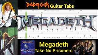 Take No Prisoners - Megadeth - Guitar + Bass TABS Lesson