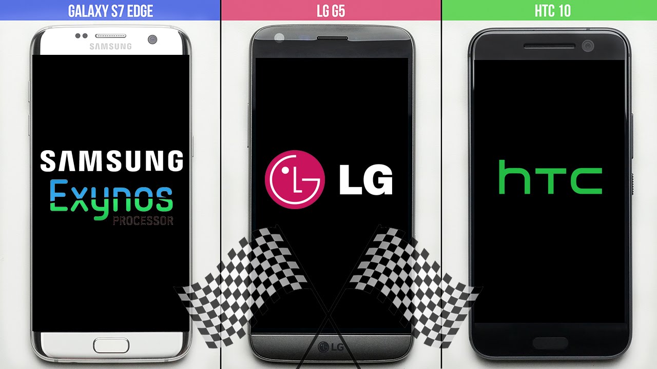 Galaxy S7 vs. LG G5 vs. HTC 10 Speed Test