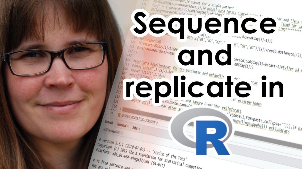Sequence and replicate in R