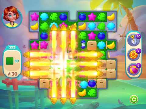 Hawaii Match-3 Mania - Level 153 - No Booster - FULL STORY - CaroGamesNL