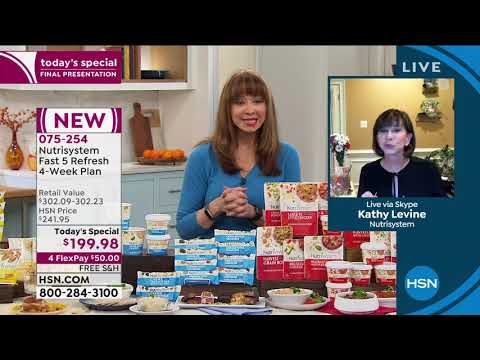 Nutrisystem Fast 5 Refresh 4Week Balanced Plan AutoShip