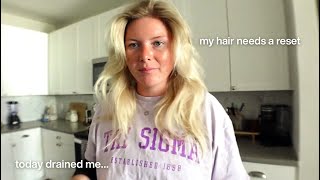 DAY IN MY LIFE AS A DISNEY CAST MEMBER ✨ | 7AM shift, self care night & hair recovery