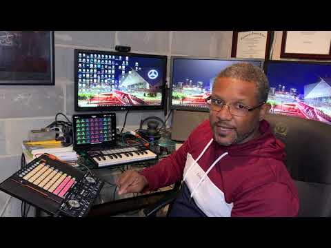 New iPad Air 4 in the studio with Novation Launchpad mini and Launchkey mini and Numark DJ2Go2 Touch