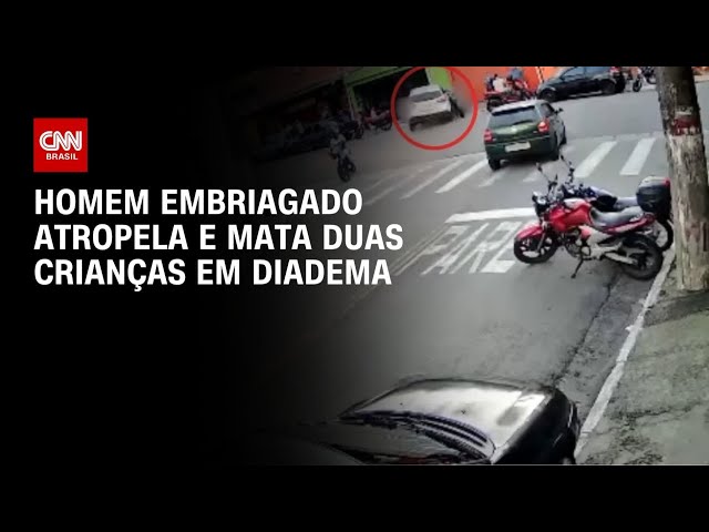 Motorista embriagado atropela e mata duas crianças em Diadema (SP) | BOLETIM CNN