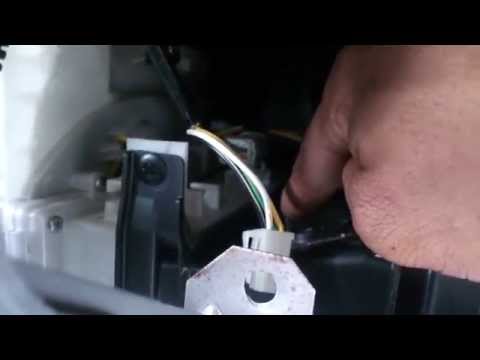 Remove blower motor resistor on Mitsubishi Lancer