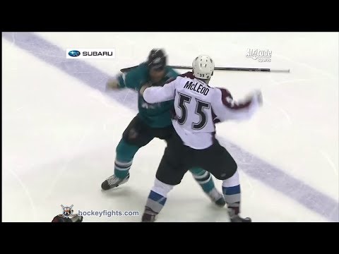 Cody McLeod vs Mike Brown Dec 23, 2013