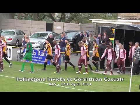Folkestone Invicta vs Corinthian Casuals - Highlights & Interview - April 2014 - RLS