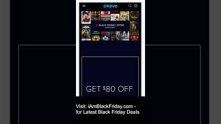 Crave Black Friday 2022 - Watch TV Shows Online