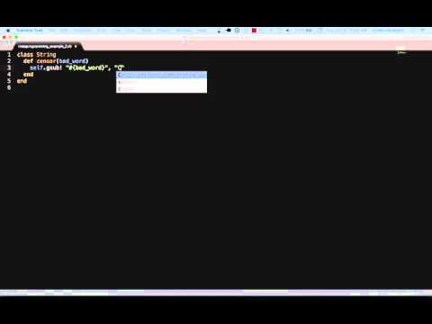 Comprehensive Ruby Programming