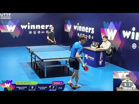 Nadporozhskii Aleksey - Kozachenko Anatolii. WINners. CUP Table Tennis 7 01.01.2021 10:45