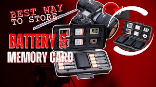 JJC Multi Function Battery & SD Card Case