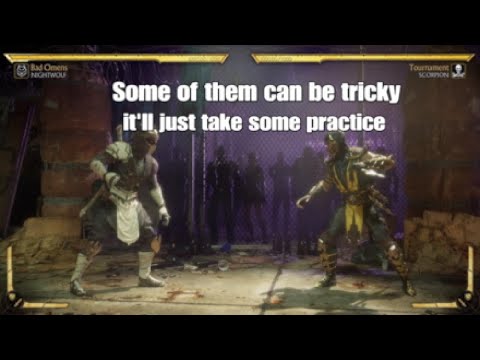 Mortal Kombat 11 Nightwolf combo guide (My custom variation)