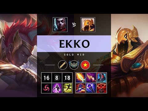 Ekko Mid vs Azir - VN Challenger Patch 25.15