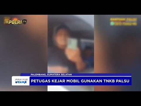 POLRESTABES PALEMBANG SOAL PENGEMUDI MOBIL BOKS GUNAKAN TNKB PALSU