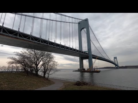 ⁴ᴷ⁶⁰ Walking NYC (Narrated) : 4th Ave, Bay Ridge, Brooklyn from Bay Ridge Ave to Verrazzano Bridge