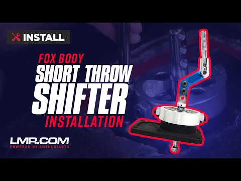 Short Throw Shifter Install | Econoshift Shifter 1983-2004 Mustang