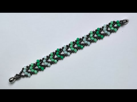 Hugmyndir að armbandi úr Rondelle kristalperlum | Skartgripagerð | Kennsla fyrir perluarmbönd