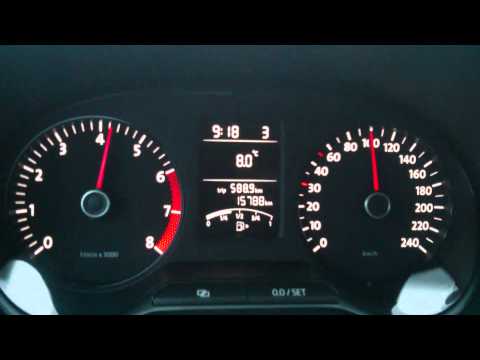 VW Polo 6R 1.2 70hp 80-120 3° gear recovery