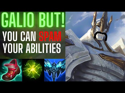 GALIO BUT YOU CAN SMAP YOUR ABILITIES AND HOW TO PLAY GALIO LIKE A PRO! | LEAGUE OF LEGENDS |