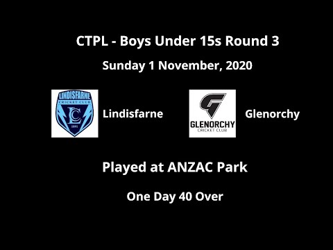 CTPL Boys Under 15 Round 3 - Lindisfarne v Glenorchy