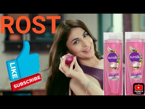 Sunsilk shampoo roast