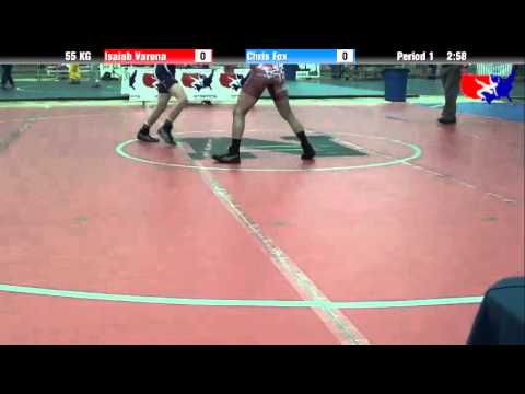 Isaiah Varona vs. Chris Fox at 2013 ASICS University Nationals - GR