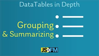 Download the video "DataTables Module: Grouping"