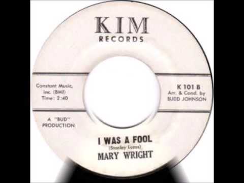 MARY WRIGHT & GROUP - ONE GUY / I WAS A FOOL - KIM 101 - 1963