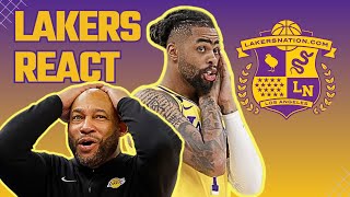 Lakers React To Playoff Predicament, Losing Anthony Davis, LeBron