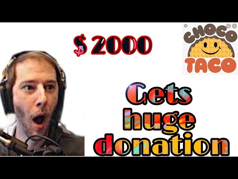ChocoTaco Gets Huge donation | Fake yt | PUBG |