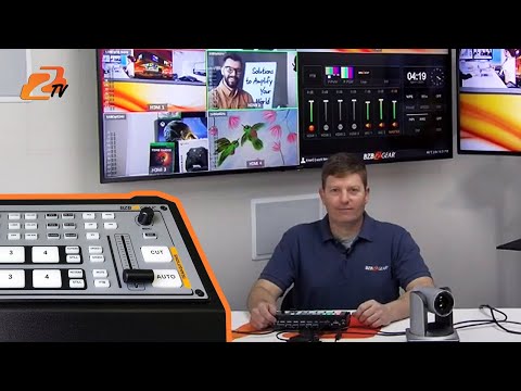 BZBGEAR 4-Channel Live Streaming Video Switcher/Audio Mixer
